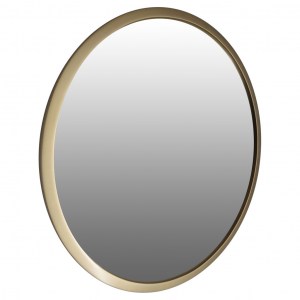 Круглое зеркало в раме Латунь
