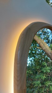 Италия зеркало с подсветкой неправильной формы